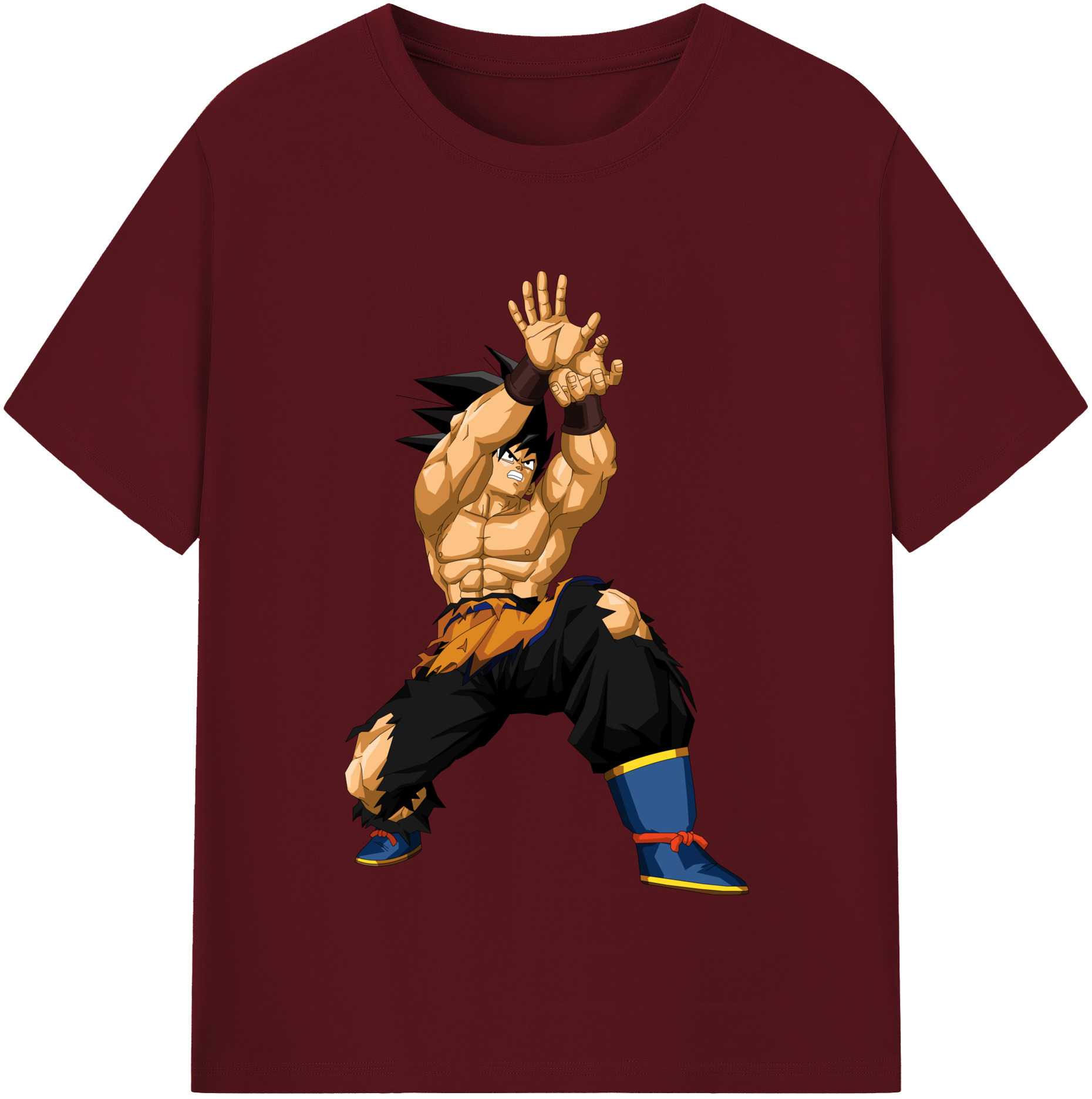 （画像用） ドラゴンボール 孫悟空（そん ごくう）Son Goku カカロット DRAGON BALL Kakarotto 綿100％半袖Tシャツ（フロントプリント）